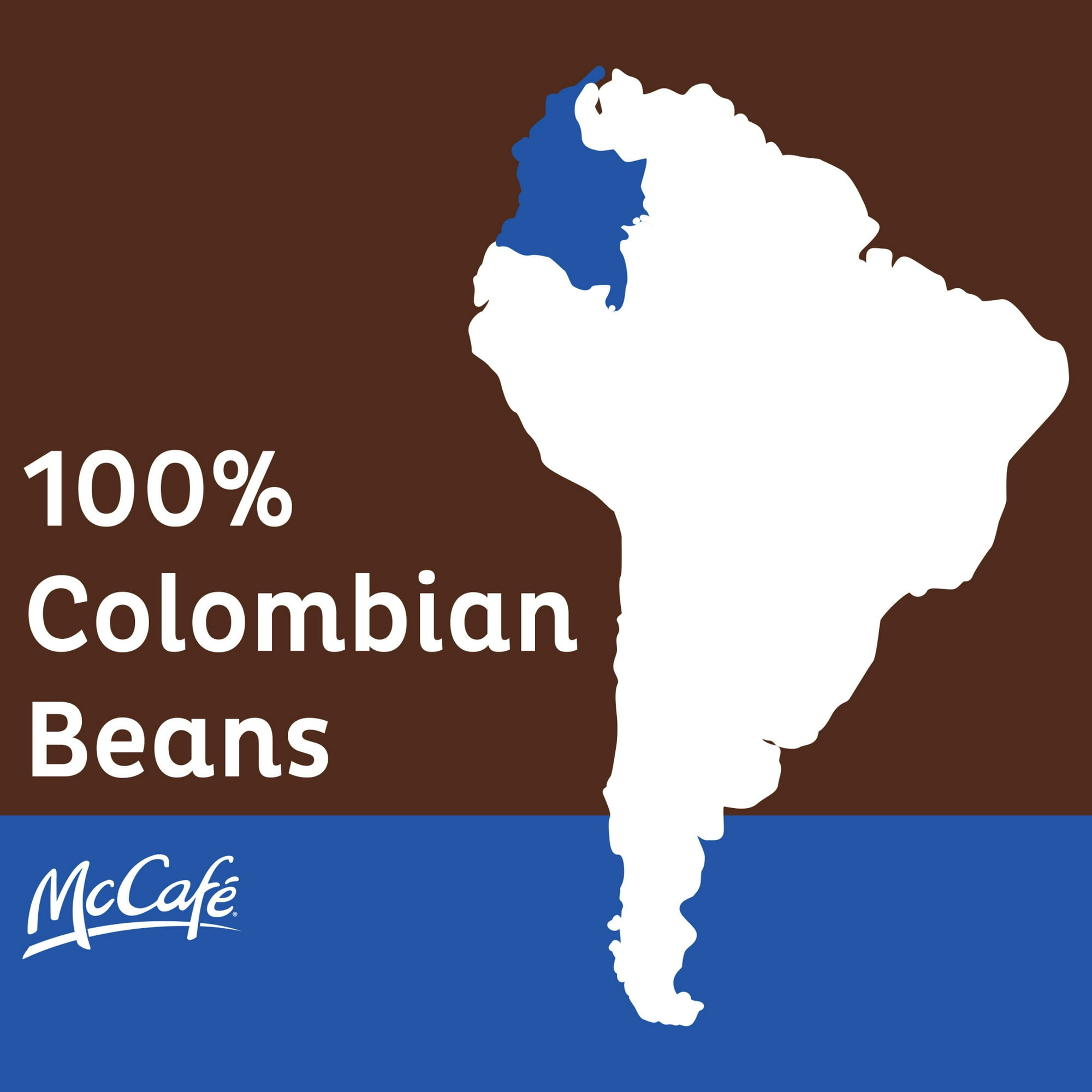 McCafe Colombian Ground Coffee, Caffeinated, 30 oz Can