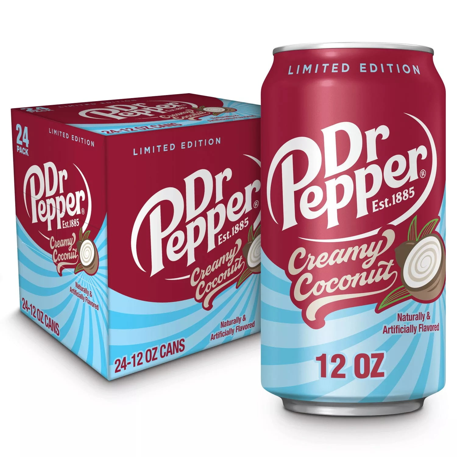 Dr Pepper Creamy Coconut, 12 Fluid Ounce (Pack of 24)