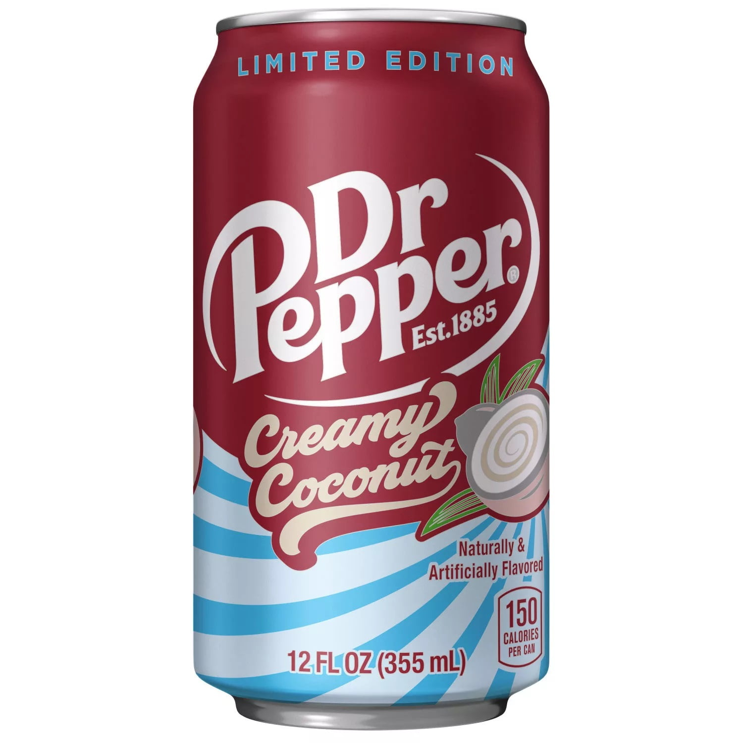 Dr Pepper Creamy Coconut, 12 Fluid Ounce (Pack of 24)