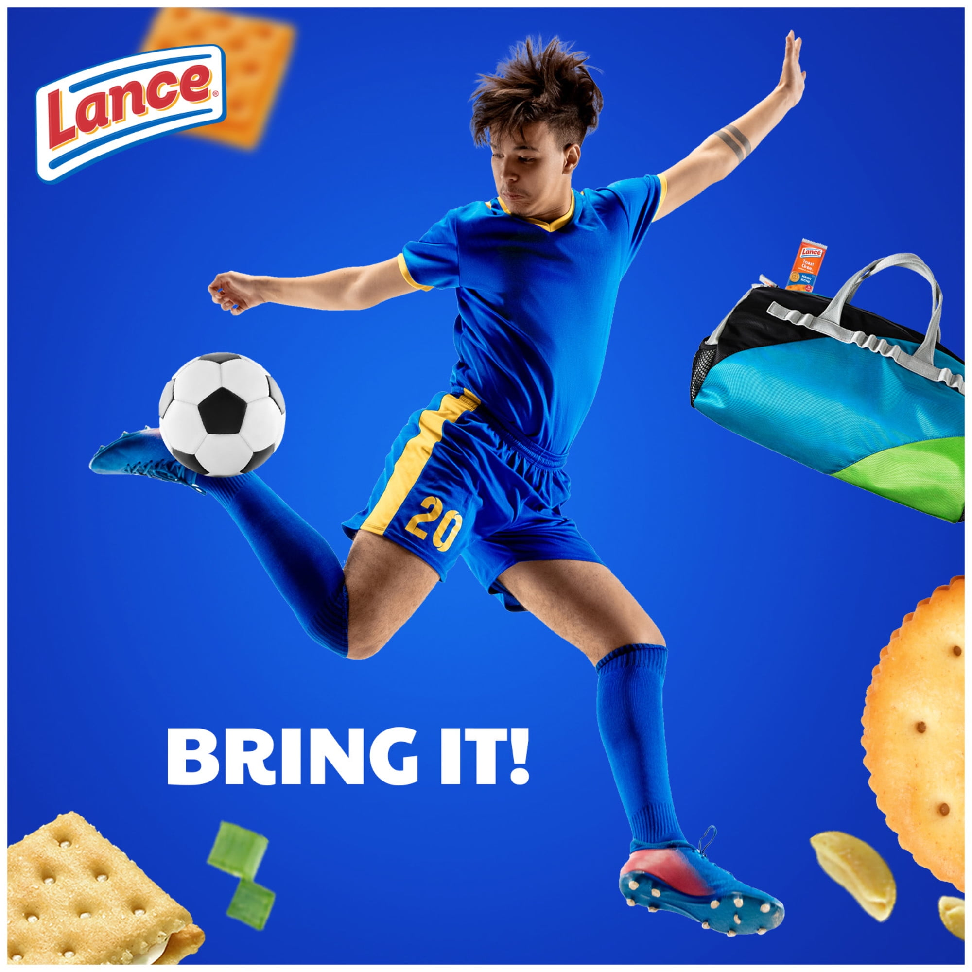 Lance Sandwich Crackers, Variety Pack, 3 Flavors, 8 Individually Wrapped Packs, 6 Sandwiches Each